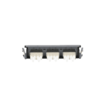 Placa Acopladora de Fibra Óptica Quick-Pack, Con 6 Conectores LC/UPC Duplex (12 Fibras), Para Fibra Monomodo, Azul RICFLCU1201C-AD-3-l