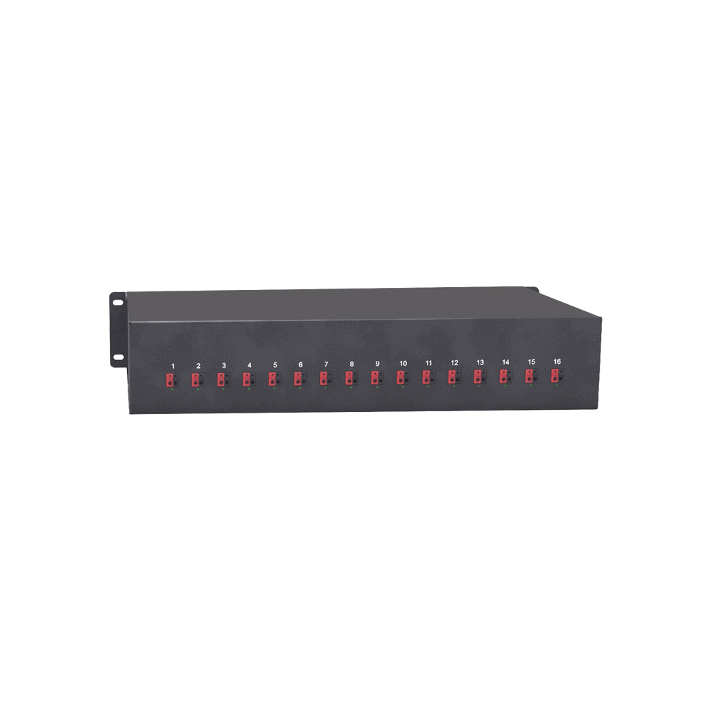 RK24AC20A-AD-1-l Fuente 24 Vca / Industrial / Tipo RACK / 20 Amperes / 16 salidas / 1.25 Amperes por salida administrada / 2.5 Amperes por salida máxima RK-24AC-20A 2