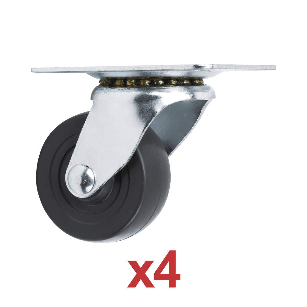 ROD42.5-l Kit de 4 Ruedas Locas para Racks y Gabinetes (Ver Compatibilidad). ROD42.5 1