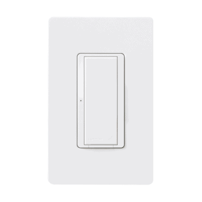 (RadioRA2) Interruptor Inteligente On/Off, requiere cable neutro. 8A, /120V, compatible con RA2Select y RR3.