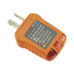 Probador de Tomacorrientes Estándar, con Secuencia de Luces para Indicar un Cableado Correcto/Incorrecto. RT110-LAT-IZQ-l