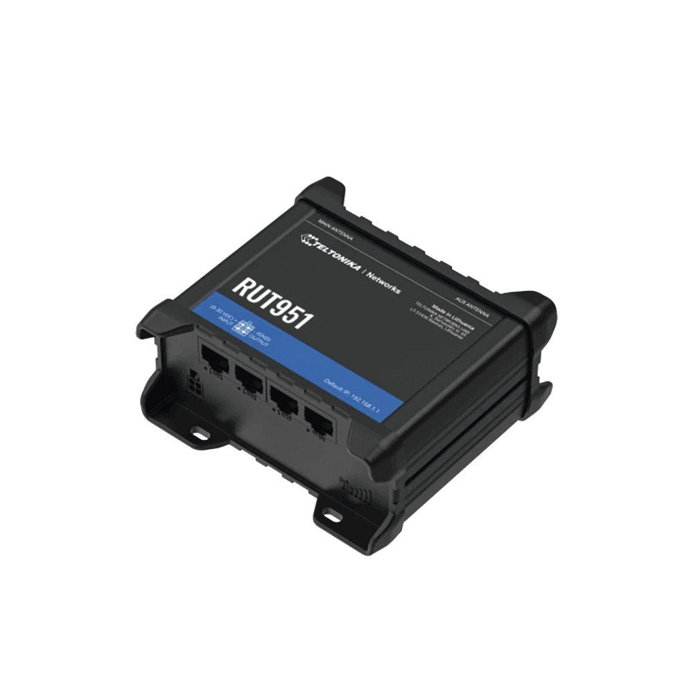 RUT951-l Router 4G Industrial con VPNs Avanzadas / Dual SIM / Gestión Remota (Opcional RMS) RUT951 1