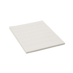 Paquete de Hojas con 2500 Etiquetas de Identificación Auto-Laminadas para Impresora Láser/Inyección de Tinta, para Cables de 4.1 a 8.1 mm de Diámetro (10 - 6 AWG), Color Blanco S100X150YAJ-AD-2-l