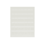 Paquete de Hojas con 2500 Etiquetas de Identificación Auto-Laminadas para Impresora Láser/Inyección de Tinta, para Cables de 4.1 a 8.1 mm de Diámetro (10 - 6 AWG), Color Blanco S100X150YAJ-l-1