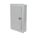 Centro de carga trifásico 3 Fases, 4 Hilos para interruptores QP, de 12 polos - 24 circuitos, 120/240vca, Barras de aluminio 125 Amp, Nema 1, uso interior. Incluye tapa. S1224L3125-l