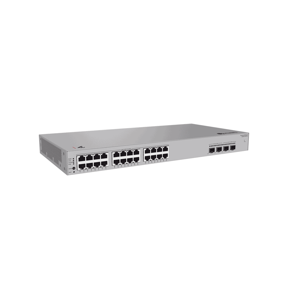 S220S24P4JX-AD-4-l Switch de Acceso eKit Administrable / Capa 2 / 24 Puertos PoE+ Gigabit + 2 Puertos SFP(2.5 Gbps) + 2 Puertos SFP+(10 Gbps) / PoE Perpetuo / Presupuesto PoE 400 W / Sin licenciamiento S220S-24P4JX 5