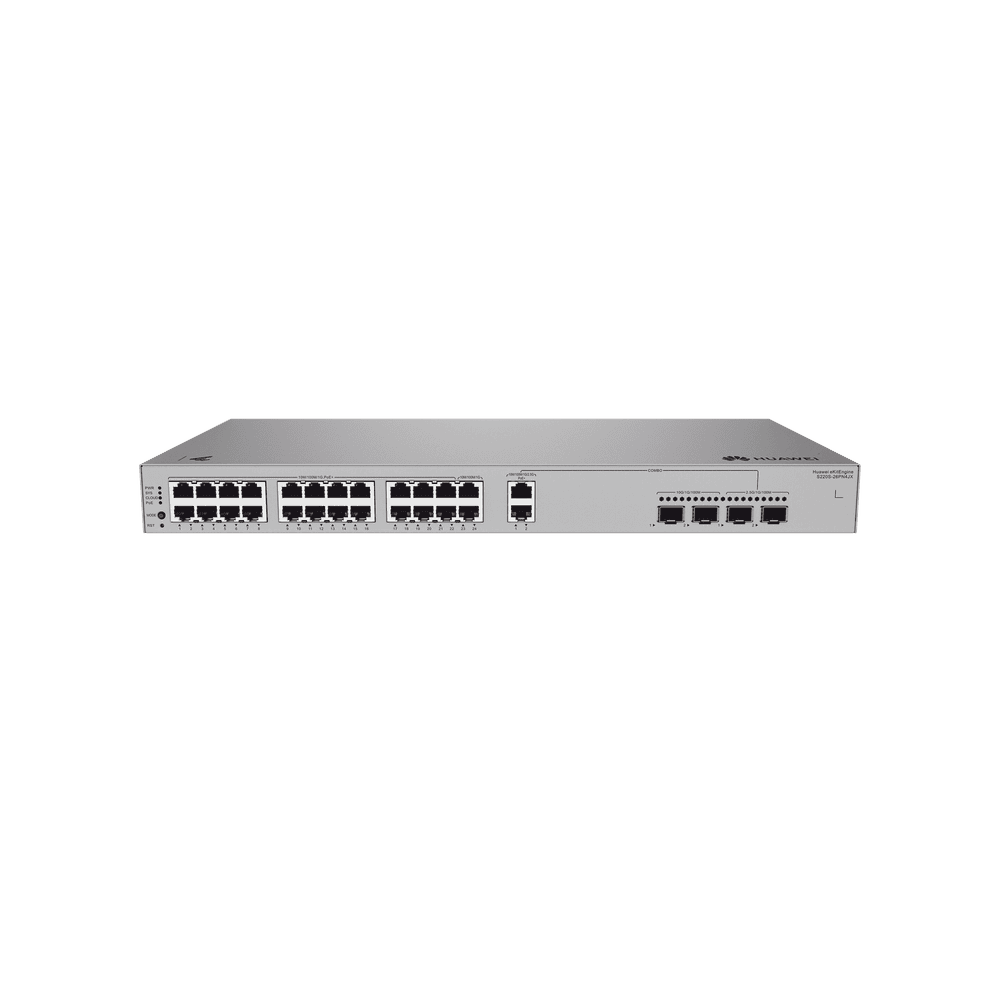 S220S26PN4JX-AD-1-l Switch de Acceso eKit Administrable / Capa 2 / 22 Puertos PoE+ Gigabit + 2 Puertos PoE+ 2.5 Gbps + 2 Puertos SFP(2.5 Gbps) + 2 Puertos SFP+(10 Gbps) / PoE Perpetuo / Presupuesto PoE 400 W / Sin Licenciamiento S220S-26PN4JX 2