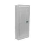 Centro de carga trifásico 3 Fases, 4 Hilos para interruptores QP, de 24 polos - 42 circuitos, 120/240vca, Barras de aluminio 200 Amp, Nema 1, uso interior. Incluye tapa. S2442L3200-AD-2-l