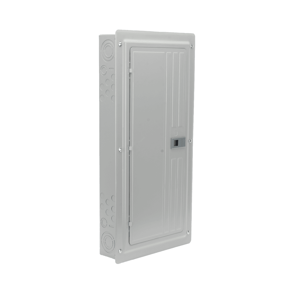 S2442L3200-AD-2-l Centro de carga trifásico 3 Fases, 4 Hilos para interruptores QP, de 24 polos - 42 circuitos, 120/240vca, Barras de aluminio 200 Amp, Nema 1, uso interior. Incluye tapa. S2442L3200 3