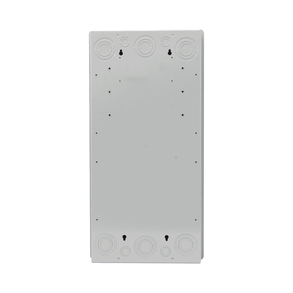 S2442L3200-AD-4-l Centro de carga trifásico 3 Fases, 4 Hilos para interruptores QP, de 24 polos - 42 circuitos, 120/240vca, Barras de aluminio 200 Amp, Nema 1, uso interior. Incluye tapa. S2442L3200 5