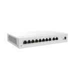 Router eKit / 2 Puertos WAN Gigabit / 1 Puerto LAN/WAN Gigabit / 7 Puertos PoE LAN Gigabit / Presupuesto PoE 124 W / Rendimiento de 2 Gbps / Controlador (64 APs) / Hasta 250 clientes / Libre de licenciamiento S380S8P2T-AD-1-l