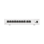 Router eKit / 2 Puertos WAN Gigabit / 1 Puerto LAN/WAN Gigabit / 7 Puertos PoE LAN Gigabit / Presupuesto PoE 124 W / Rendimiento de 2 Gbps / Controlador (64 APs) / Hasta 250 clientes / Libre de licenciamiento S380S8P2T-AD-3-l