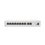 Router eKit / 2 Puertos WAN Gigabit / 1 Puerto LAN/WAN Gigabit / 7 Puertos PoE LAN Gigabit / Presupuesto PoE 124 W / Rendimiento de 2 Gbps / Controlador (64 APs) / Hasta 250 clientes / Libre de licenciamiento S380S8P2T-l