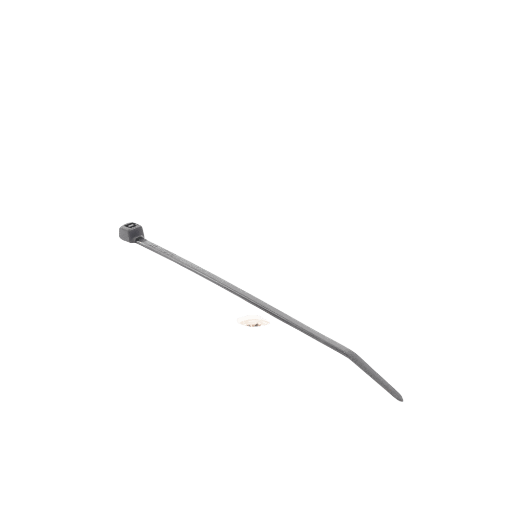 S418C0-AD-4-l Cincho de Nylon 6.6 StrongHold™, 100mm largo x 2.5mm ancho, Color Negro, Exterior Resistente a Rayos UV, Paquete de 100pz S4-18-C0 5