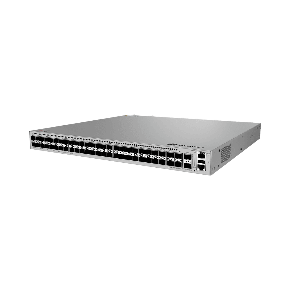 S53048S4XE-AD-3-l Switch Empresarial Core Gigabit Administrable Capa 3 / 48 puertos 1GE SFP / 4 Puertos 10GE SFP+ Uplink / 2 Puertos 10GE SFP+ (Stack) / ERPS / Ruteo Dinamico (RIP, OSPF, IS-IS y BGP) / iStack / Administración Nube Gratis S530-48S4XE 4