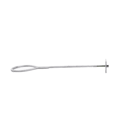 Ancla de Losa o Pared de 63-65 cm. de 13 cm diámetro de argolla Galvanizado por Inmersión.