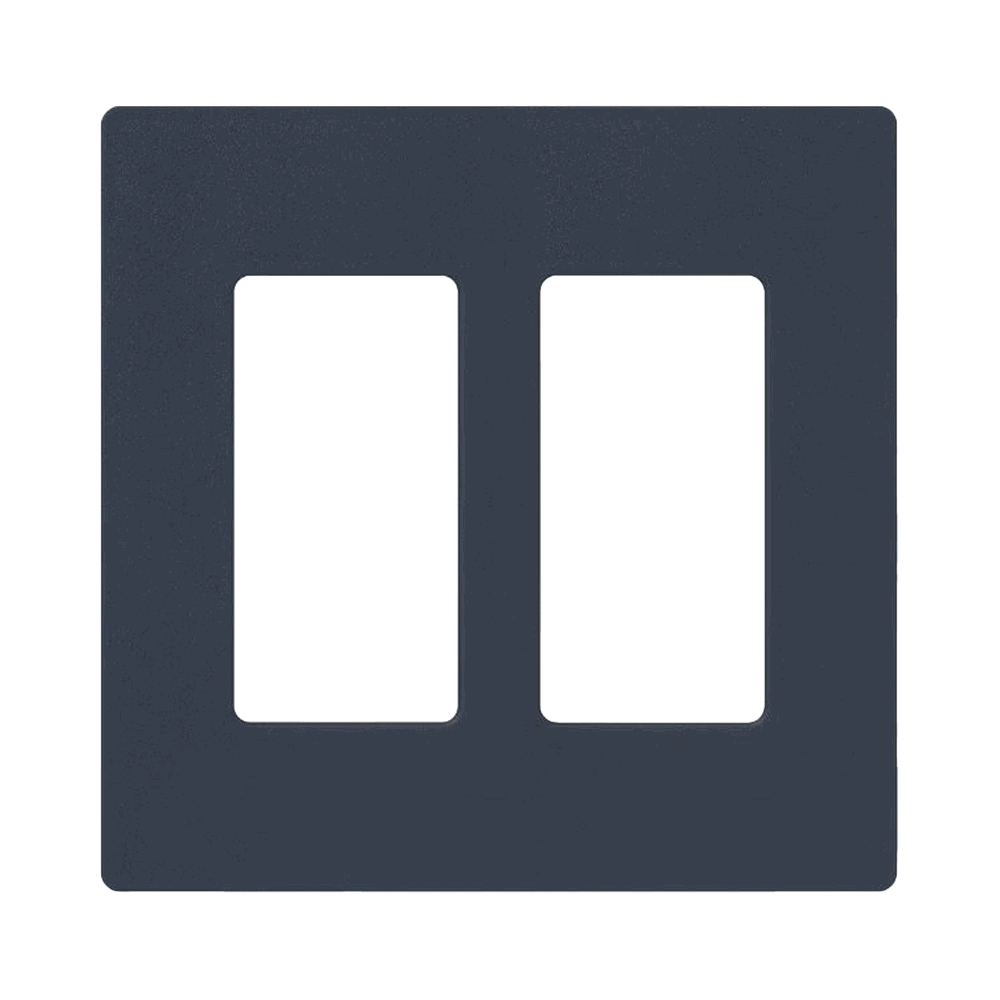 SC2DE-l Tapa Color Deap Sea Satin para interruptor o dimmer Lutron, 2 gang, limpio y moderno SC2DE 1