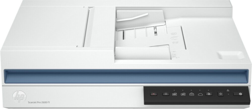 Escáner HP ScanJet Pro 2600 f1 20G05A - 216 x 3100 mm, Base plana y ADF, CIS, 1500 páginas, 25 ppm/50 ipm 20G05A 1