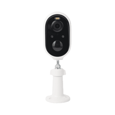 Cámara IP de Batería (Gran Angular) 3 Megapixel | WiFi | Audio Bidireccional | Batería Recargable 5200 mAh | IP65 |Exterior con Protección|  Estadísticas de Energía | Detección de Humanos | Incluye Panel So