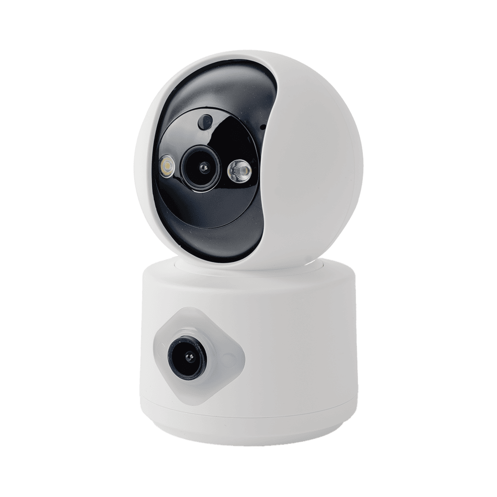 SCAM3DB-AD-2-l Camara doble lente 3mp| Wifi| autoseguimiento| Detección de movimiento| audio de 2 vias| almacenamiento hasta 128GB SCAM3DB 3