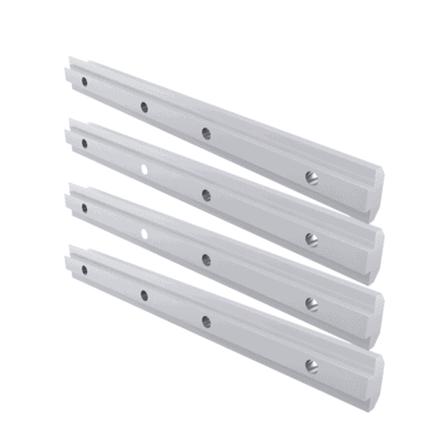 Barras de extensión de riel de aluminio