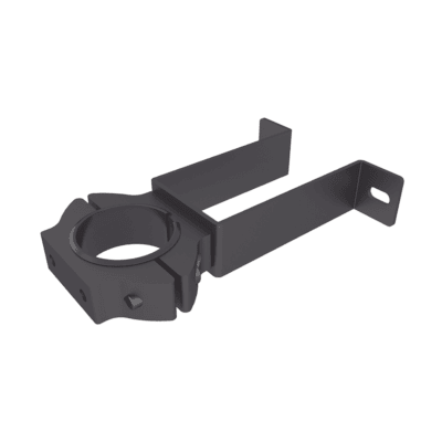 Soporte de pared con abrazadera para poste