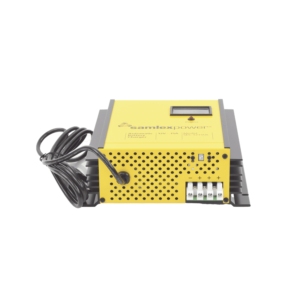 SEC1215UL-l Cargador de Baterías de Plomo Ácido 12 Volts, 15 A / Bancos de 100 a 200 Ah SEC-1215-UL 1