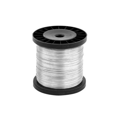 Bobina de 500 Metros (1640 Pies) / Alambre de Aluminio Reforzado / 16 AWG / Para Intemperie / Ideal para Cercas Electrificadas.
