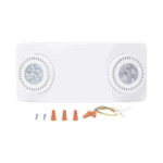 Luz de Emergencia Dual LED /520lm/uso rudo/montaje en pared o techo/batería de respaldo incluida SF1960LF-AD-1-l