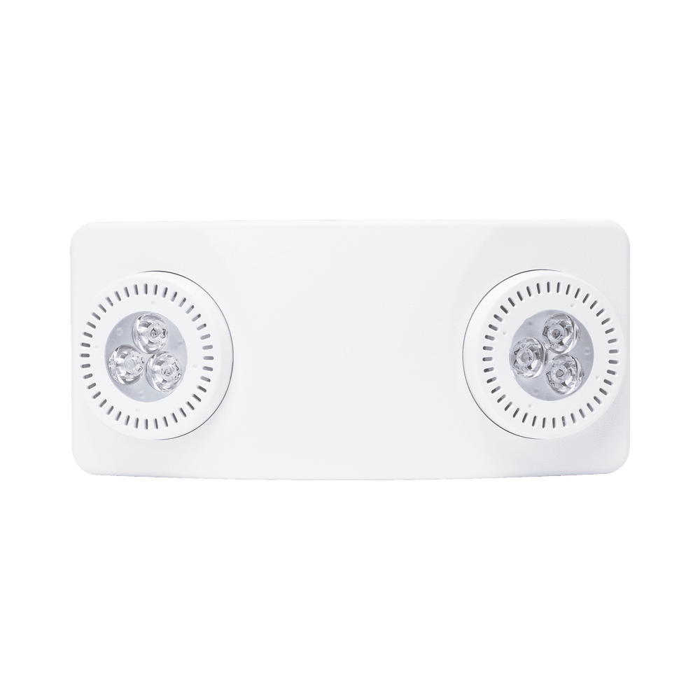 SF1960LF-FRENTE-l Luz de Emergencia Dual LED /520lm/uso rudo/montaje en pared o techo/batería de respaldo incluida SF-1960-LF 2