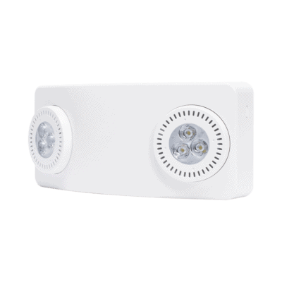 Luz de Emergencia Dual LED /520lm/uso rudo/montaje en pared o techo/batería de respaldo incluida