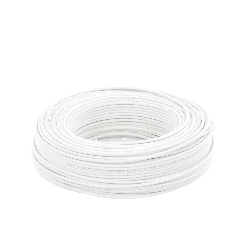 SF2204LE_100M-AD-1-l Bobina de 100 Metros (328.08 Pies) / Cable de CCA / 4 x 22 AWG / Tipo Aluminio Revestido de Cobre / Aplicaciones en Alarmas de Intrusión / Automatización SF-22-04-LE/100M 2