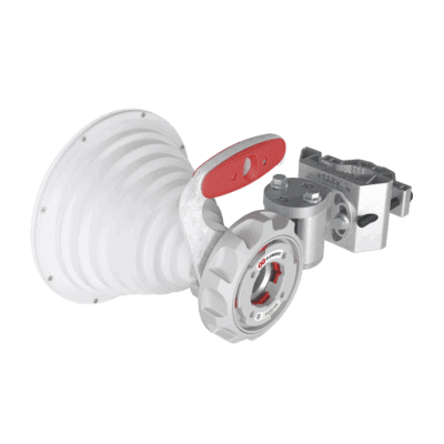 Antena Sectorial Simétrica de 30° / 2x2 / Rango de Frecuencia Extendido: 4900 - 7125 MHz / Ganancia de 18 dBi / Lista para Adaptadores Twistport / Protección IP65