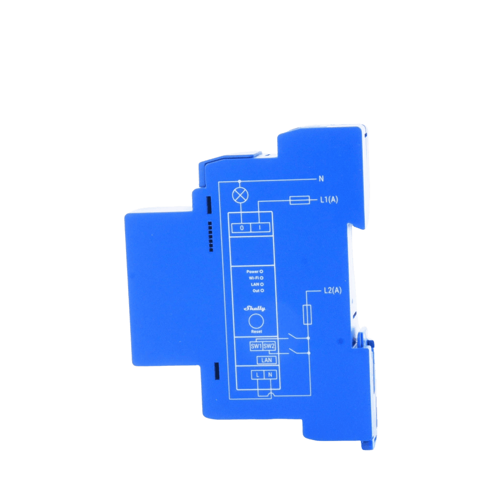 SHELLYPRO1-AD-4-l Relevador / Contacto Seco / Interruptor WIFI/ Industrial y residencial inteligente / Hasta 16A / Soporta Google y Alexa / Nube P2P y control Local / 1 canal y puerto ethernet SHELLYPRO1 5