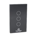 (Wifi) Apagador switch inalámbrico WIFI, control de 3 regresos de carga, 110V SHS413W-AD-1-l