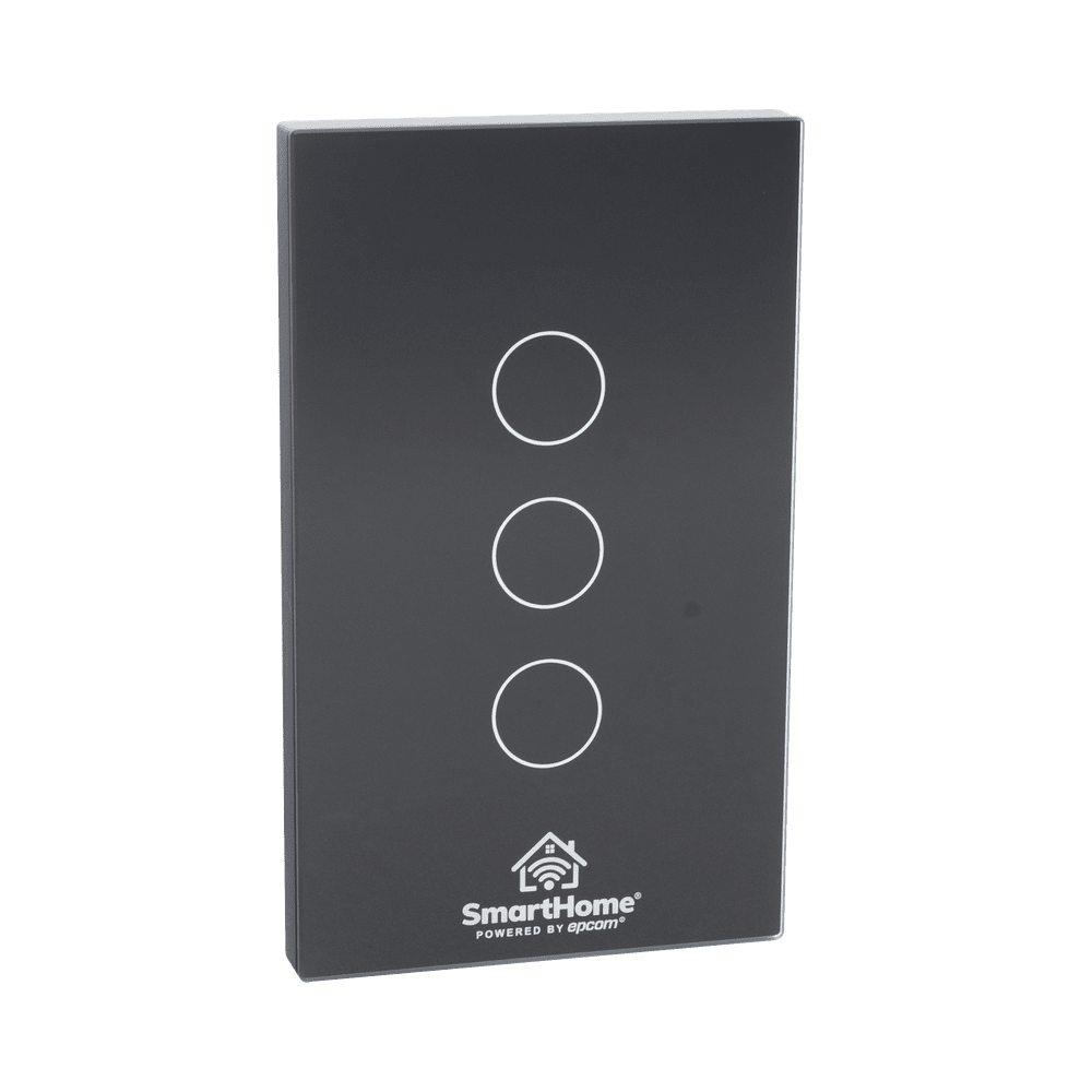 SHS413W-AD-1-l (Wifi) Apagador switch inalámbrico WIFI, control de 3 regresos de carga, 110V SHS413W 2