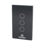 (Wifi) Apagador switch inalámbrico WIFI, control de 3 regresos de carga, 110V SHS413W-AD-2-l