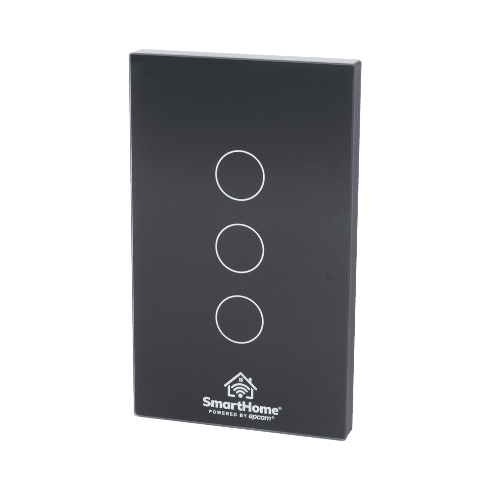 SHS413W-AD-2-l (Wifi) Apagador switch inalámbrico WIFI, control de 3 regresos de carga, 110V SHS413W 3