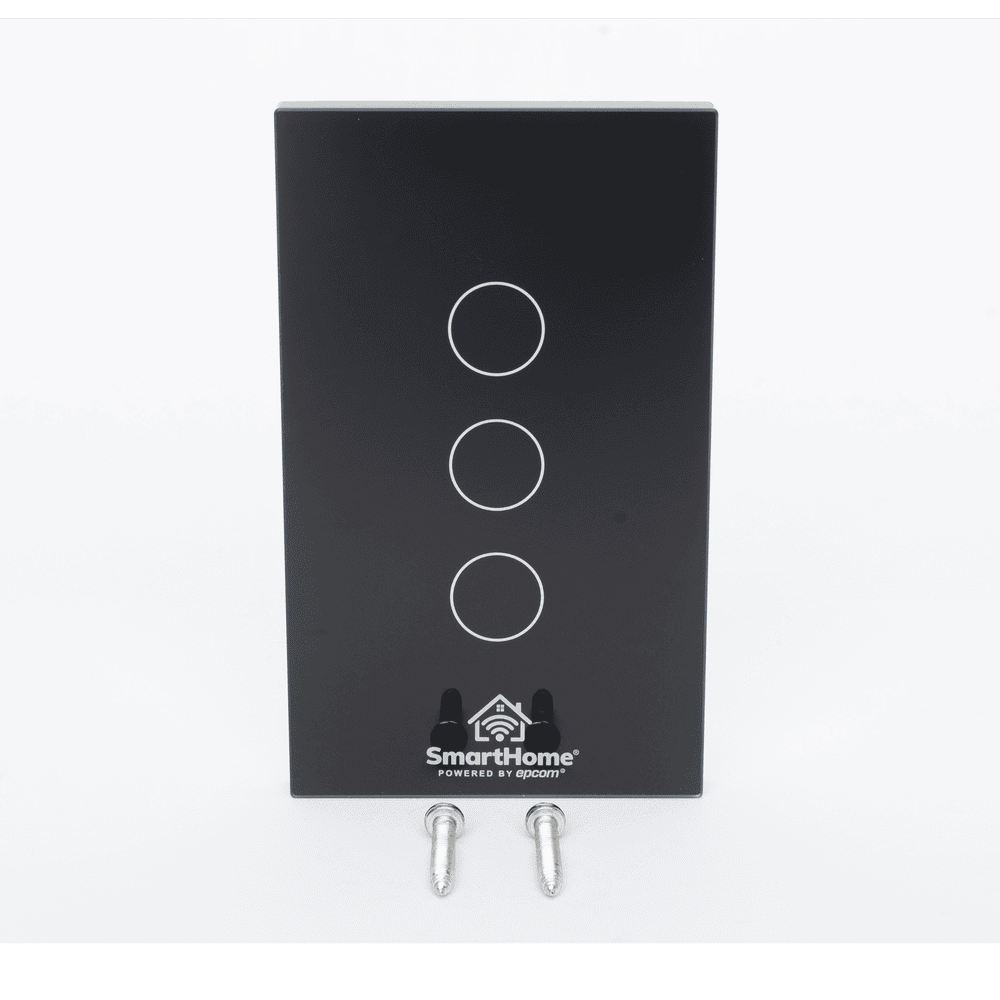 SHS413W-AD-3-l (Wifi) Apagador switch inalámbrico WIFI, control de 3 regresos de carga, 110V SHS413W 4