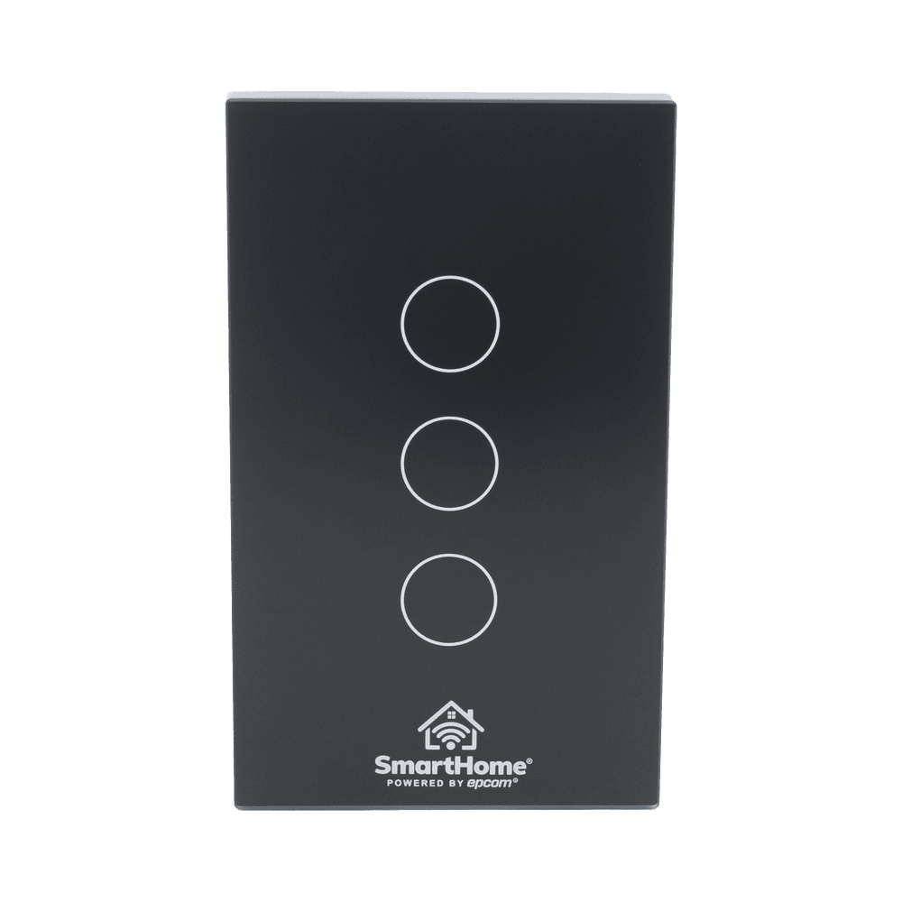 SHS413W-l (Wifi) Apagador switch inalámbrico WIFI, control de 3 regresos de carga, 110V SHS413W 1