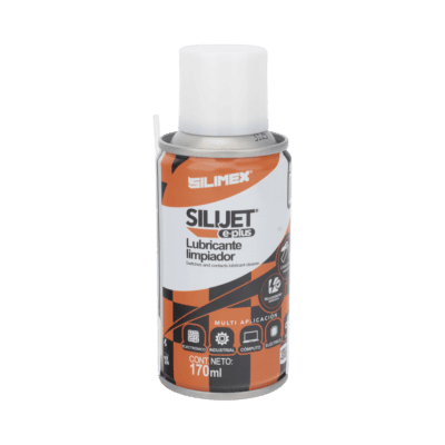 Limpiador lubricante en aerosol dieléctrico, protege mecanismos, circuitos, sensores, ventiladores, 170 ml.