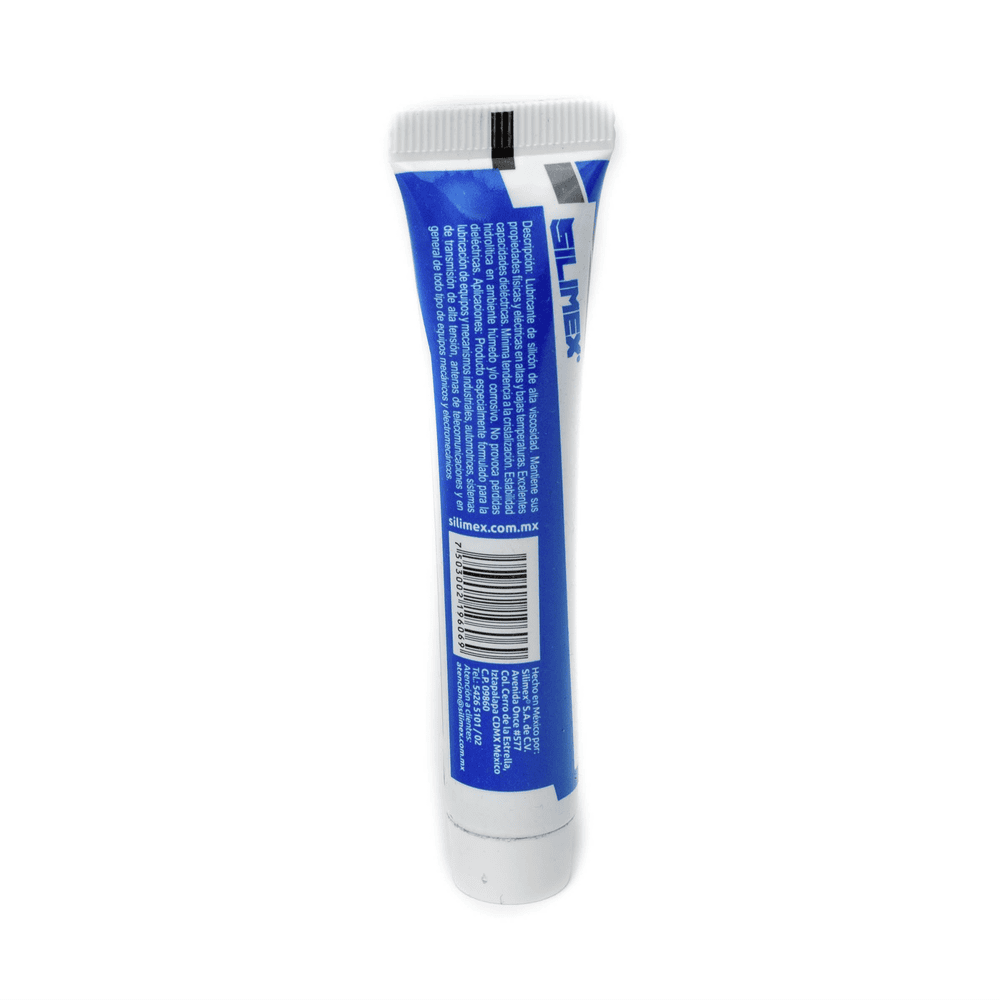 SILUBAV-AD-1-l Lubricante de silicón dieléctrico de alta viscosidad , soporte de -10 hasta 80ºC, para mecanismos de alta fricción, tubo 28 grs SILUB-AV 3