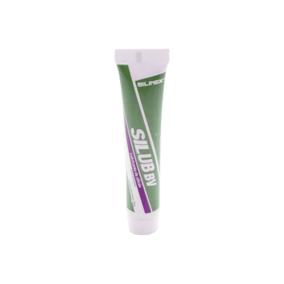 Lubricante de silicón dieléctrico de baja viscosidad, soporte de -10 hasta 80ºC, no daña plásticos, tubo 28grs