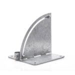 Base para Mástil con Ajuste de Ángulo. Diámetros de Mastil: 1" a 1-3/4" SLMBA3G-AD-2-l