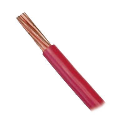 Venta por metro / Cable Eléctrico de Cobre / Recubierto THW-LS / Calibre 14 AWG / 19 Hilos / Color Rojo.