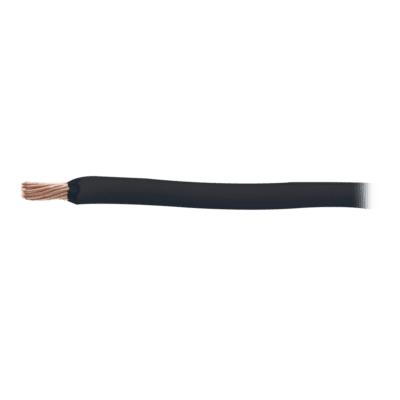 Cable Eléctrico 18 awg  color negro, Conductor de cobre suave cableado. Aislamiento de PVC, auto-extinguible.BOBINA de 100 MTS