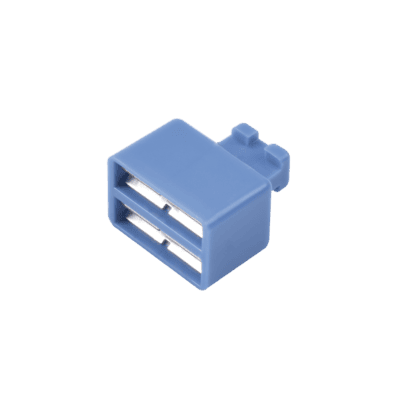 Clip de Puente, Para Uso con Regletas S66 de Siemon, de 1 Par, Color Azul