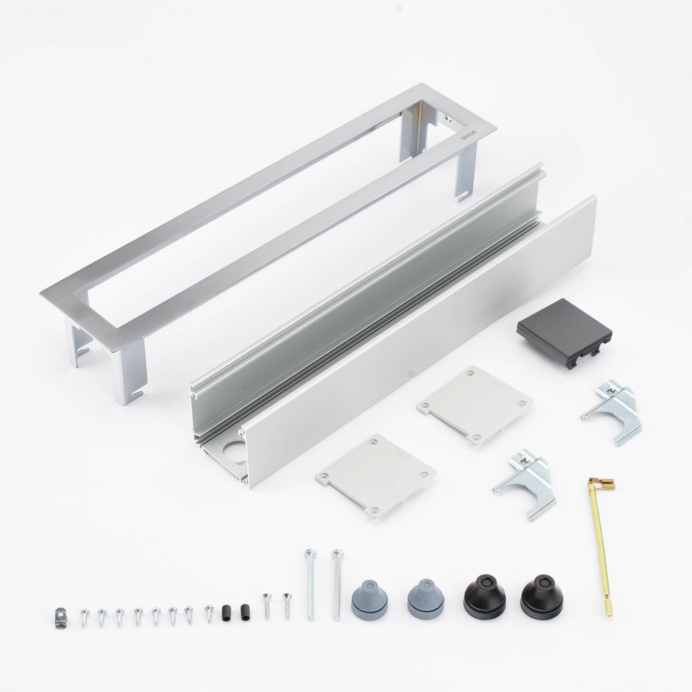 SMCEP6M-AD-2-l Caja Para Instalación en Escritorio para Voz, Datos o Contactos Eléctricos / Capacidad para 6 Módulos / Salida de Cables Posterior / Los Módulos se Adquieren Aparte / (KFC136/14CY) SM-CEP-6M 3