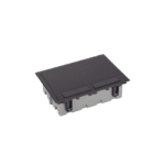 Caja Para Instalación en Piso Falso para Voz, Datos o Contactos Eléctricos / Capacidad para 6 Módulos / Espacio Embellecedor en la Tapa / Profundidad Ajustable de 90 a 120 mm (3.54 a 4.72 pulgadas) / Los Módulos se Adquieren Aparte / (SF610/14CY) SMCPF6-AD-1-l