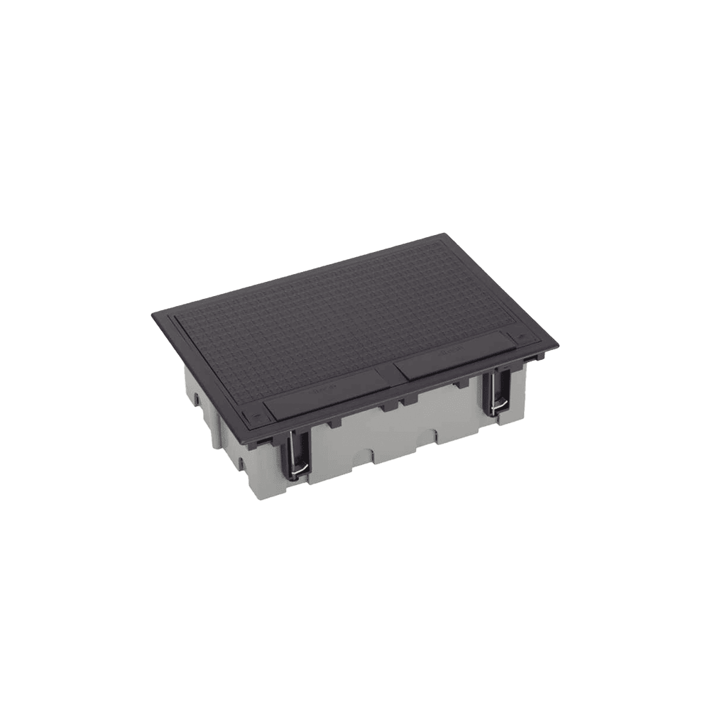 SMCPF6-AD-1-l Caja Para Instalación en Piso Falso para Voz, Datos o Contactos Eléctricos / Capacidad para 6 Módulos / Espacio Embellecedor en la Tapa / Profundidad Ajustable de 90 a 120 mm (3.54 a 4.72 pulgadas) / Los Módulos se Adquieren Aparte / (SF610/14CY) SM-CPF-6 2